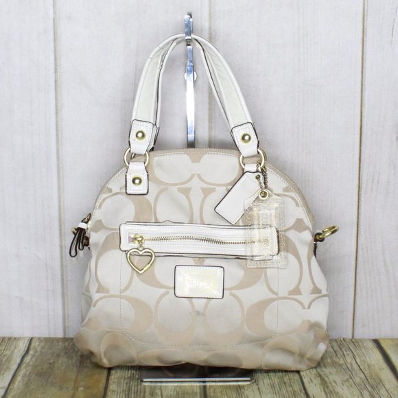 Coach Handbags - COACH Daisy Signature Foldover Shoulder Bag